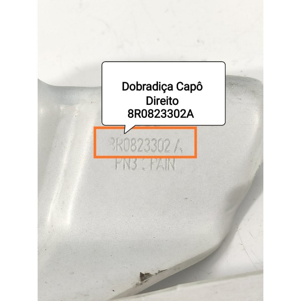 Braco Dobradica Capo Audi Q5 Direita 2011/2016 8r0823302a