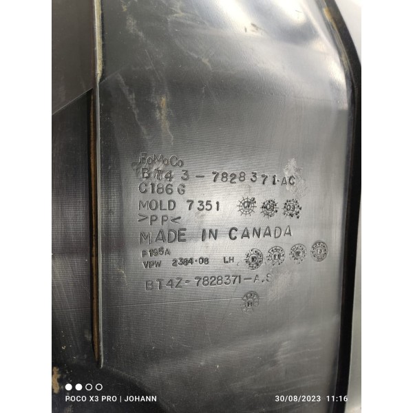 Parabarro Ford Edge Traseiro Esquerdo 2009/2014 7828371