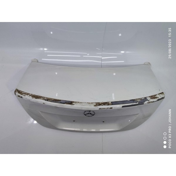 Tampa Traseira Mercedes C180 C200 2012 2013 2014 Lisa /31661 Branco