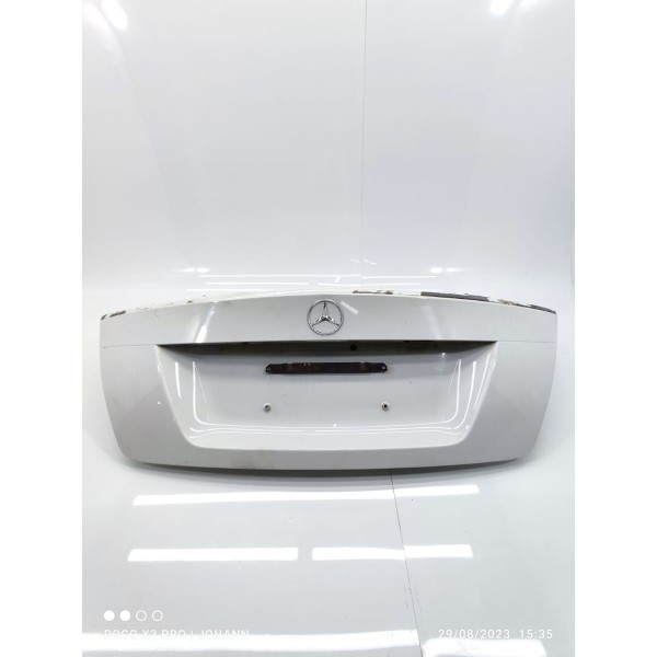 Tampa Traseira Mercedes C180 C200 2012 2013 2014 Lisa /31661 Branco