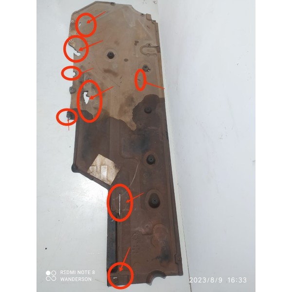 Protetor Assoalho Porsche Panamera Esq 2010/2019 Det