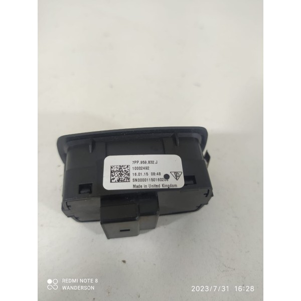 Botao Abertura Tampa Traseira Porsche 7pp959832