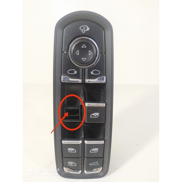 Botao Vidro Porsche Panamera Dianteiro 10/19 Det 7pp959858r