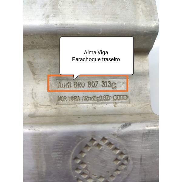 Alma Viga Parachoque Audi Q5 Tras 2011/2017 Det 8r0807313c
