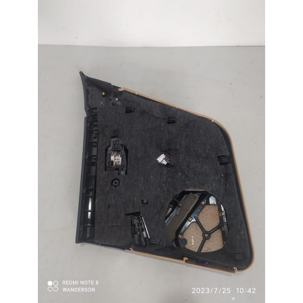 Forro Porta Macaneta Panamera Traseiro Esquerdo 2014/2016 Caramelo