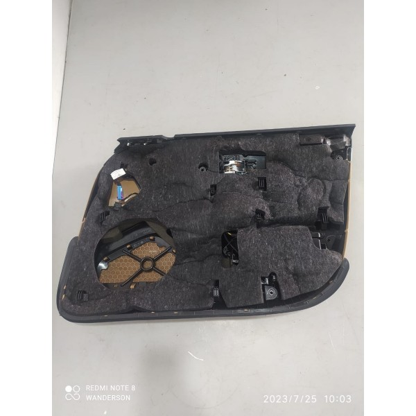 Forro Porta Macaneta Panamera Dianteiro Esquerdo 2014/2016 Caramelo