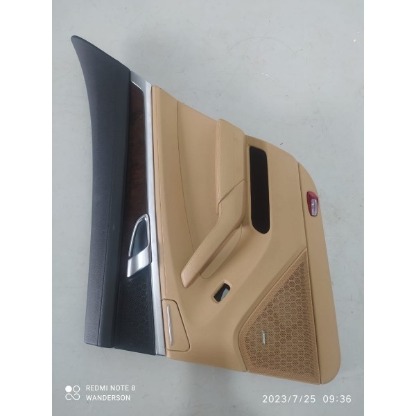 Forro Porta Macaneta Panamera Traseiro Direit  2010/2019 Det Caramelo