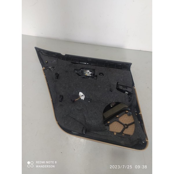 Forro Porta Macaneta Panamera Traseiro Direit  2010/2019 Det Caramelo