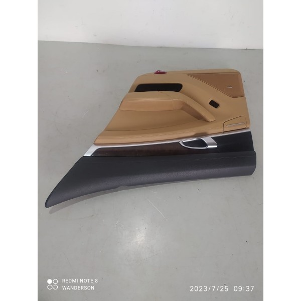 Forro Porta Macaneta Panamera Traseiro Direit  2010/2019 Det Caramelo