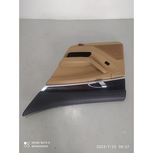 Forro Porta Macaneta Panamera Traseiro Direit  2010/2019 Det Caramelo