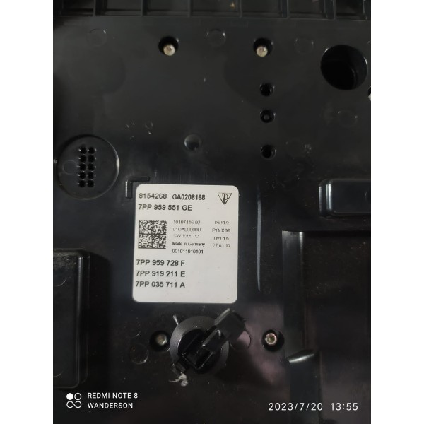 Comando Teto Solar Cayenne Panamera Macan 11/19 7pp959551ge