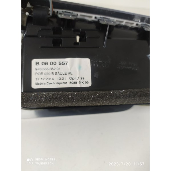 Difusor Ar Porsche Panamera Direito 2010/2019 97055535201