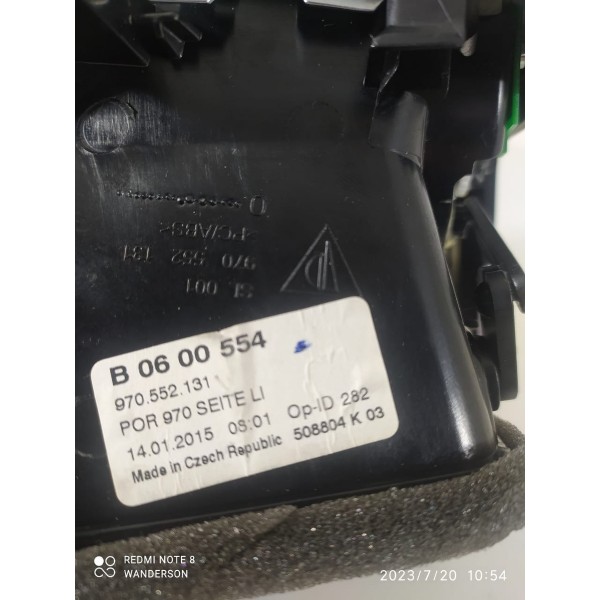 Difusor Ar Panamera Esquerdo 2010/2019 970552131