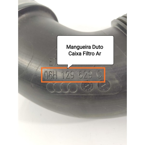 Mangueira Intercooler Audi Q5 2012/2016 06h129629g Preto