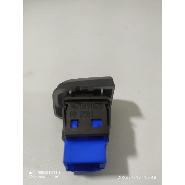 Botao Pisca Alerta Peugeot 2008 2017/2024
