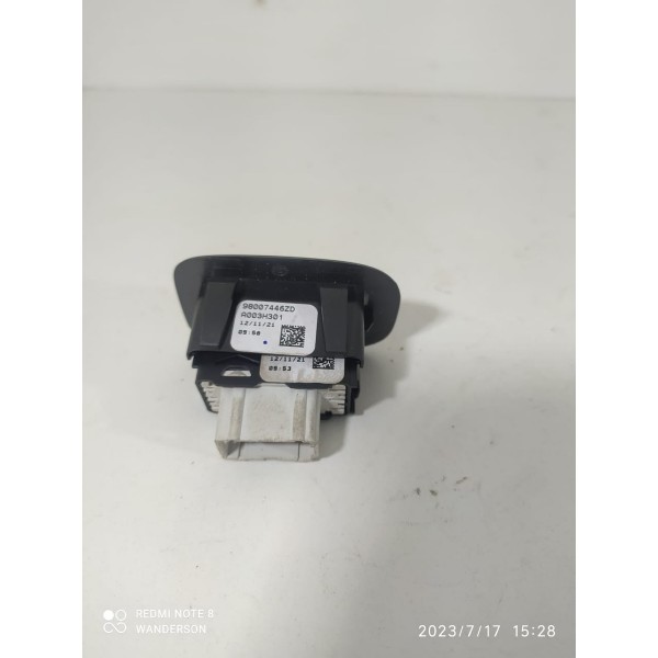 Botao Vidro Peugeot 2008 Tras 2016 2017 2018/2024 98007446