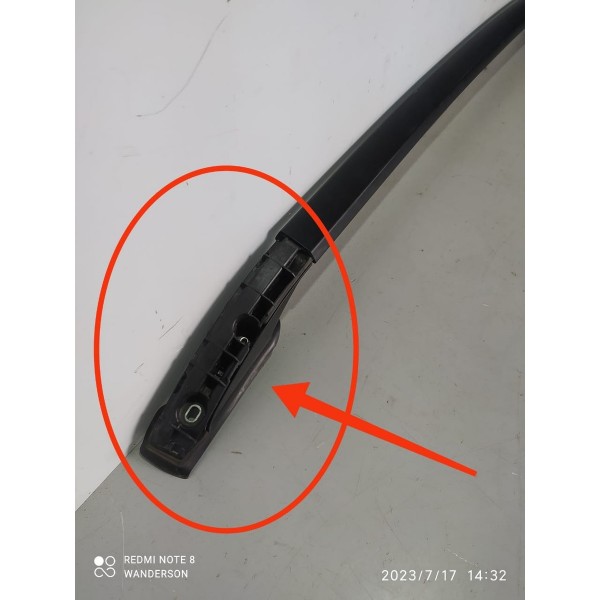 Rack Teto Peugeot 2008 Esquerdo 2018/2024 Preto