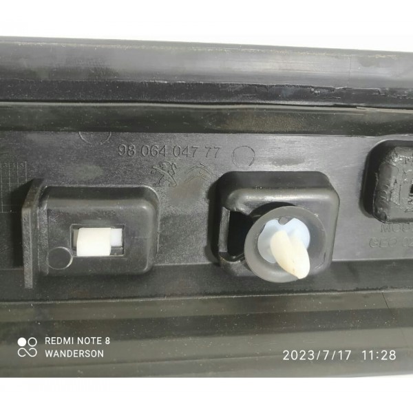 Friso Teto Peugeot 2008 Direito 2018/2024 9806404777 Preto