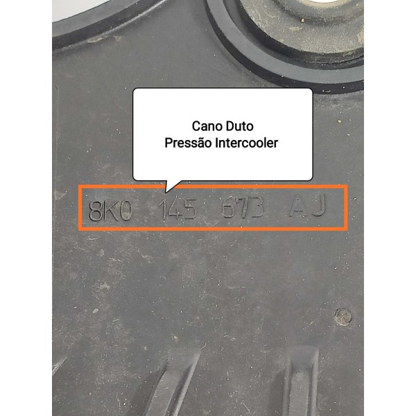 Mangueira Duto Intercooler Audi Q5 A4 A5 12/2016 8k0145673aj Preto