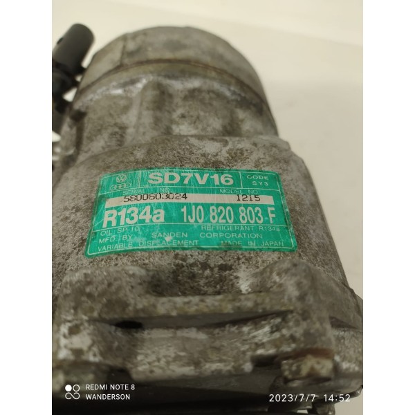 Compressor Ar Condicionado Audi Tt A3 Golf Polo 1j0820803f