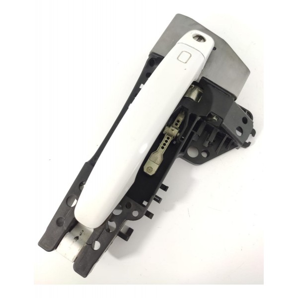 Macaneta Externa Audi Q5 Dianteira Esquerda 2012/2016 Orig Branco Dianteira