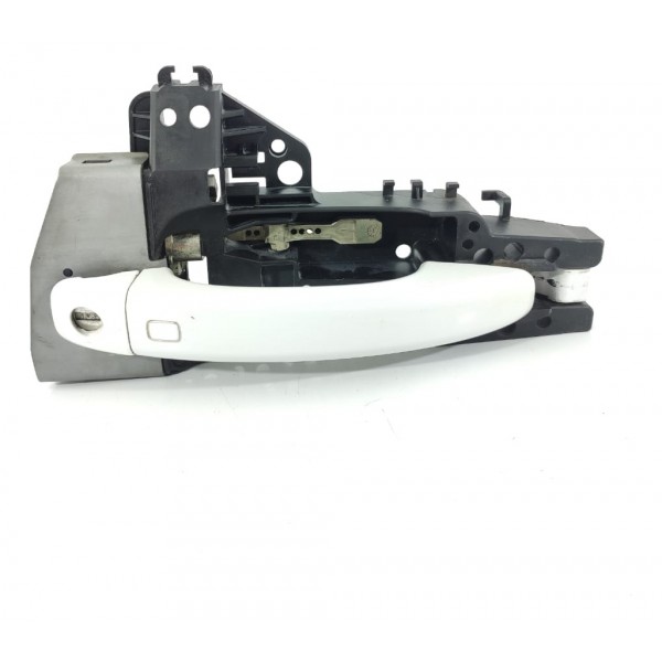 Macaneta Externa Audi Q5 Dianteira Esquerda 2012/2016 Orig Branco Dianteira