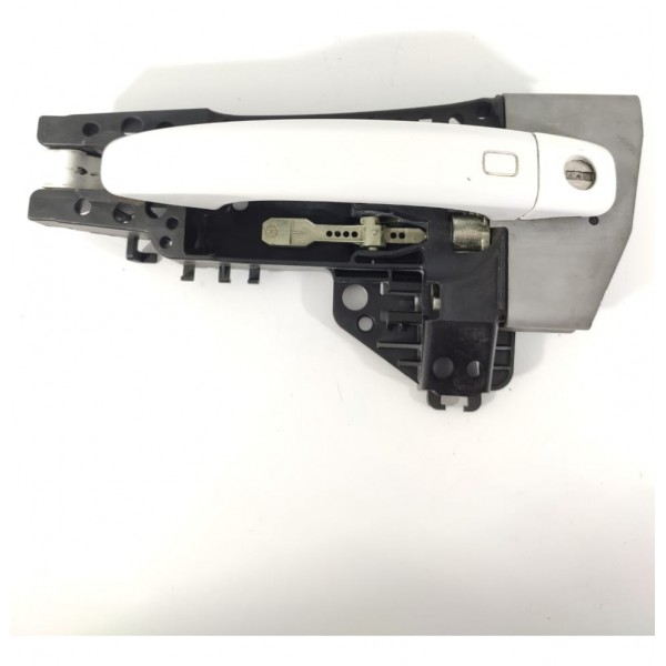 Macaneta Externa Audi Q5 Dianteira Esquerda 2012/2016 Orig Branco Dianteira