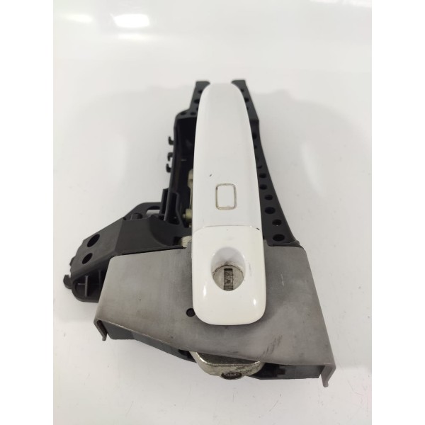 Macaneta Externa Audi Q5 Dianteira Esquerda 2012/2016 Orig Branco Dianteira