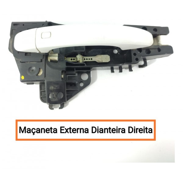 Macaneta Externa Audi Q5 Dianteira Direita 2012/2016 Branco Dianteira