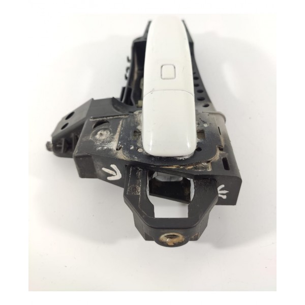 Macaneta Externa Audi Q5 Traseira Esquerda 2012/2016 Branco Traseira