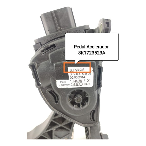 Pedal Acelerador Audi A4 A5 Q5 2012/2016 8k1723523a