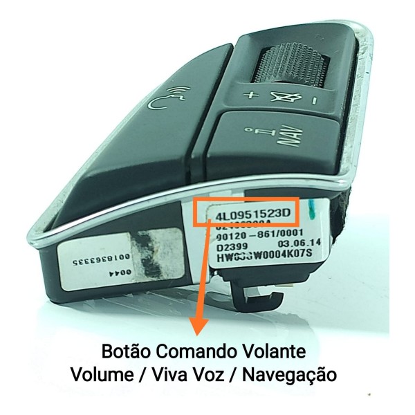 Comando Volante Audi A4 A5 Q5 2012/2016 4h0951523d