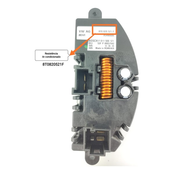 Resistencia Ar Ventilacao Audi A4 A5 Q5 8t0820521f