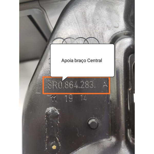 Console Apoio Braco Audi Q5 2012/2016 8r0864283 Bege